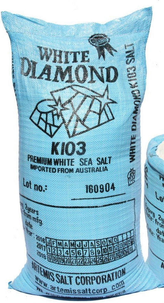 White Diamond iodized 39kgs w/ liner