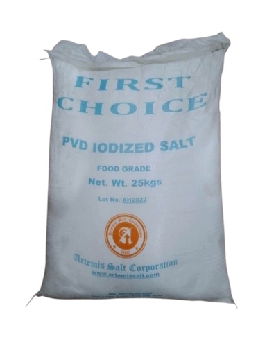 First Choice iodized 25kgs pick up only in Cubao and North Fairview Warehouse