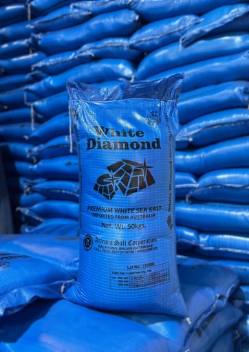 White Diamond iodized with Liner 50kgs pick up only in Cubao and North Fairview Warehouse